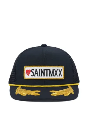 SAINT MXXXXXX x SEGA Embroidered Baseball Cap | White | FARFETCH
