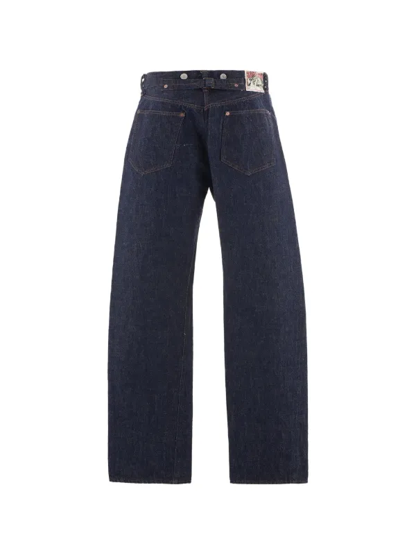 SAINT MXXXXXX x BerBerJin buckle-fastening straight-leg Jeans