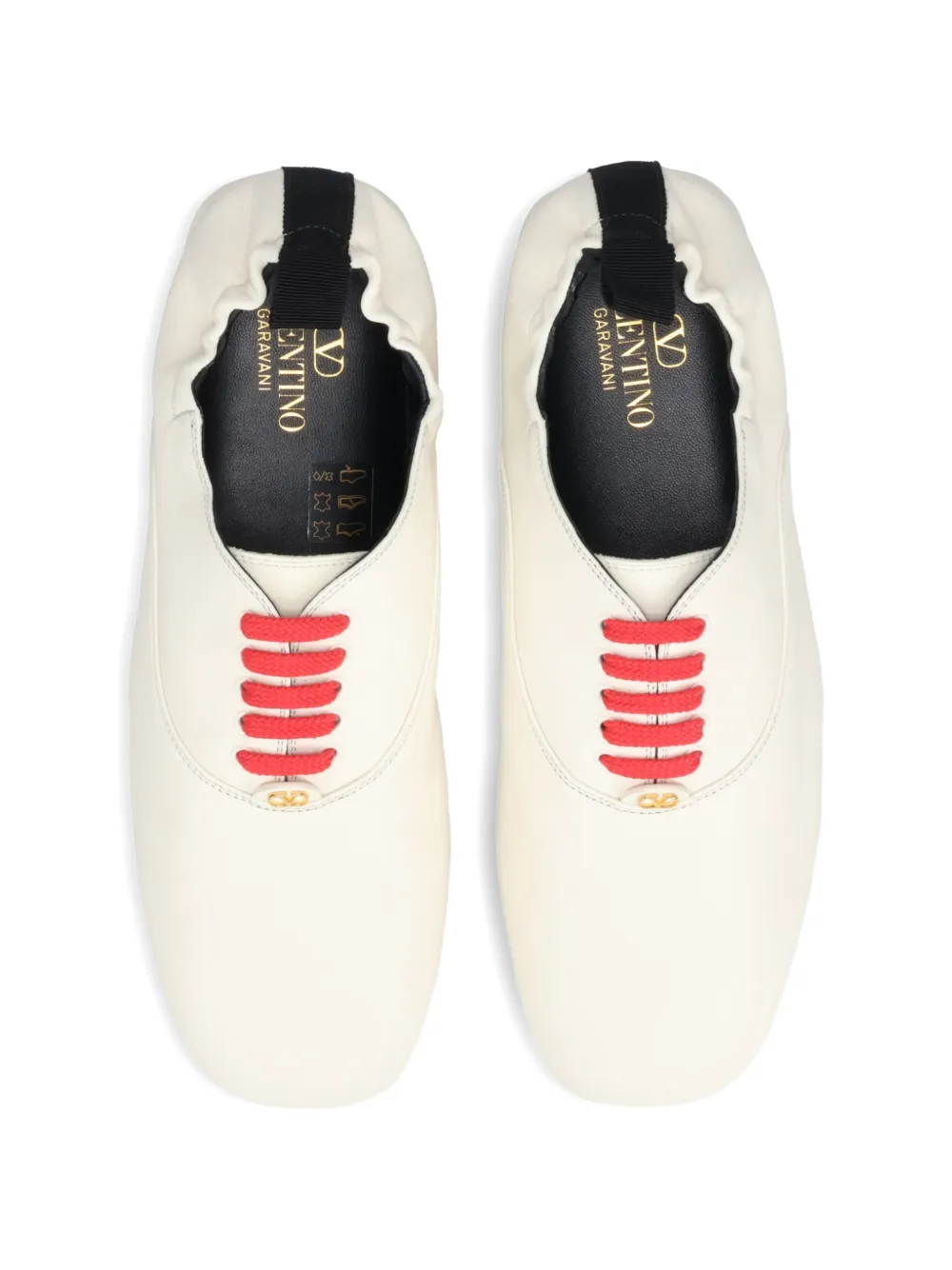 Valentino Garavani VLogo Signature leather sneakers Beige