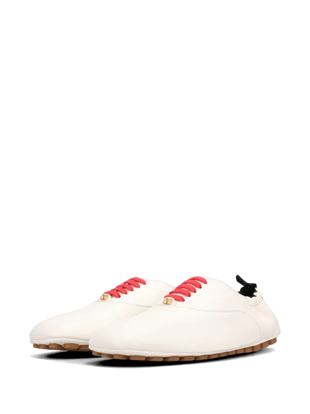 Valentino Garavani VLogo Signature leather sneakers Beige