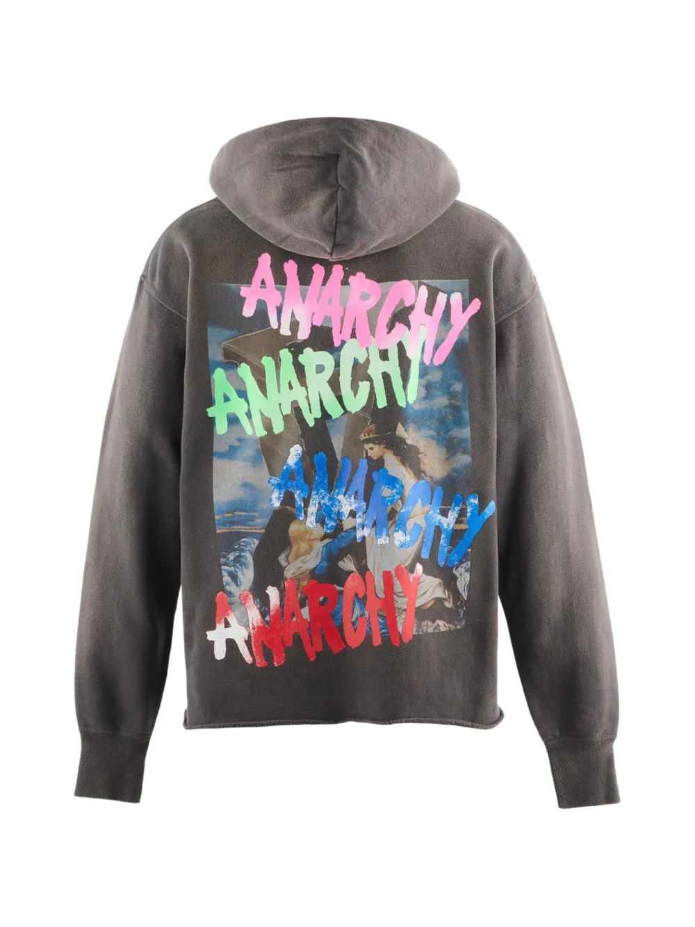SAINT MXXXXXX Hoodie met logoprint Zwart