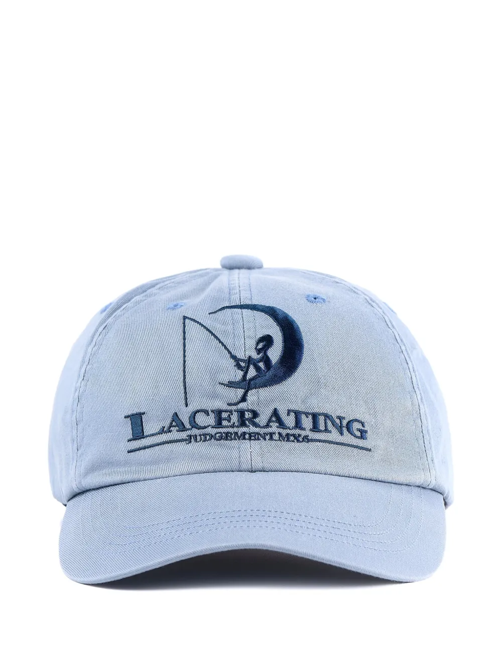 SAINT MXXXXXX embroidered six-panel baseball cap - Blau