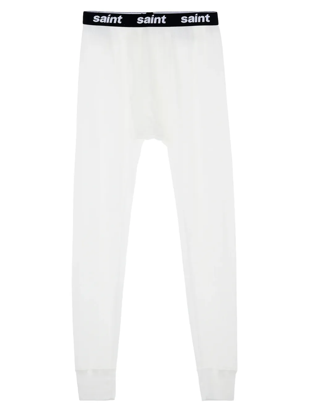 SAINT MXXXXXX Broek met logo tailleband Wit