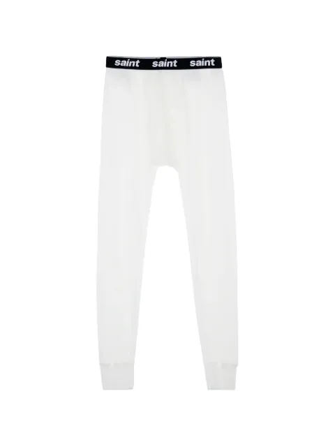 SAINT MXXXXXX logo-waistband thermal trousers