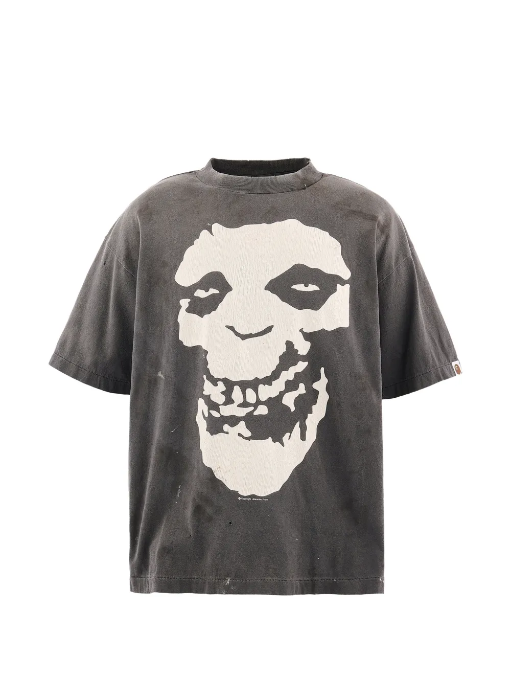 SAINT MXXXXXX x A Bathing Ape graphic-print T-shirt - Grigio