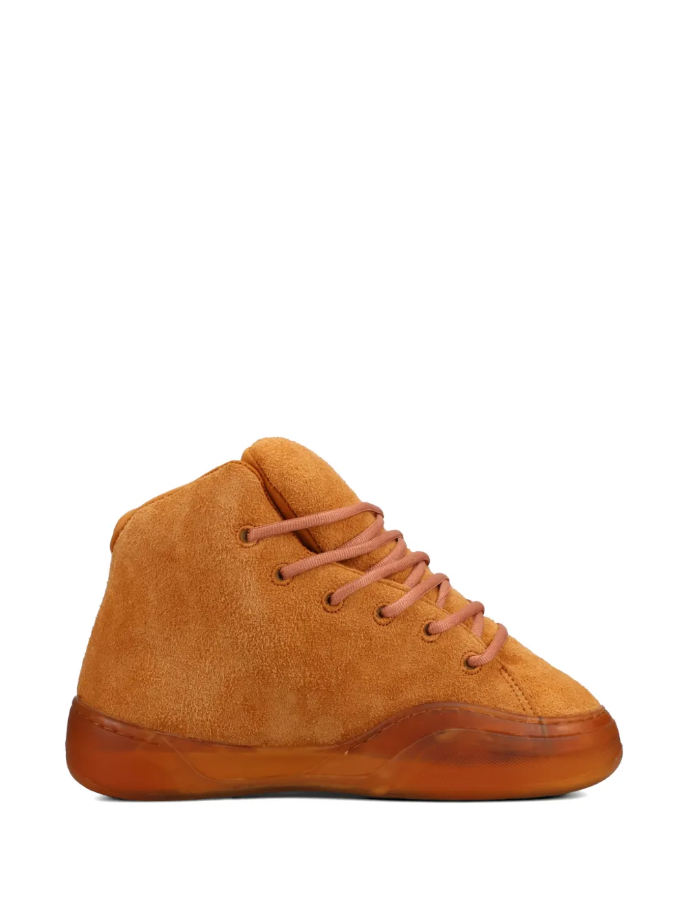 ERL suede mid-vamp sneakers - Nude