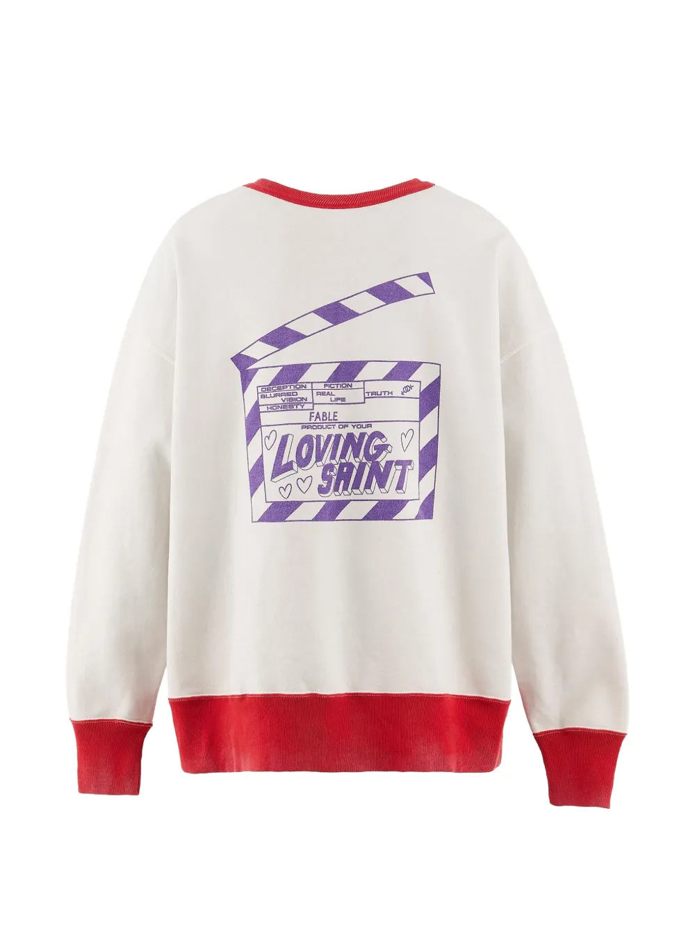 SAINT MXXXXXX Sweater met print Beige