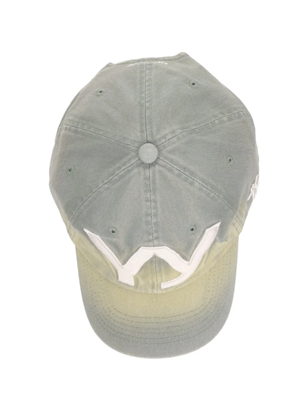 Open Yy Gradient Logo-patch Cap In Green