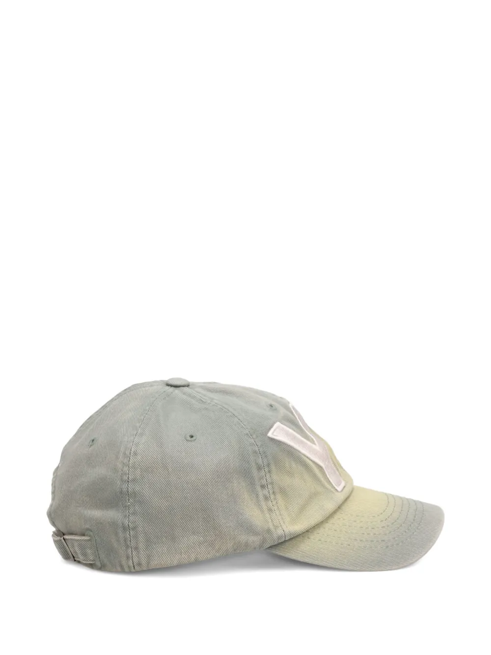 Open Yy Gradient Logo-patch Cap In Green