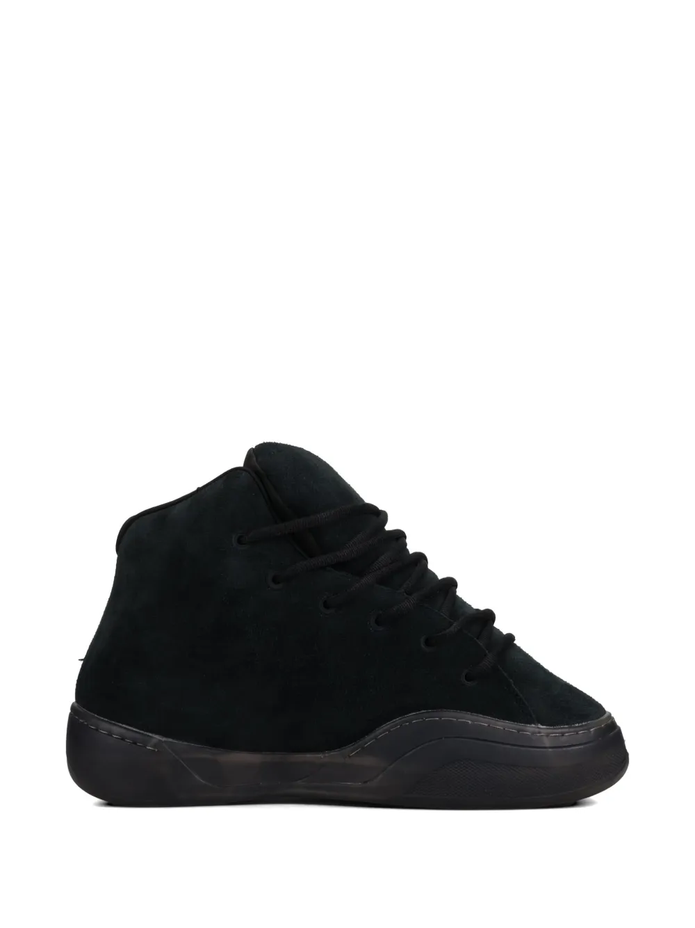 ERL suede mid-vamp sneakers - Schwarz