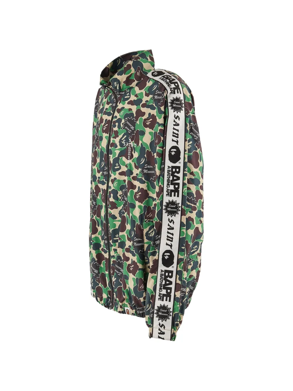 SAINT MXXXXXX x A Bathing Ape jack met logoband Groen