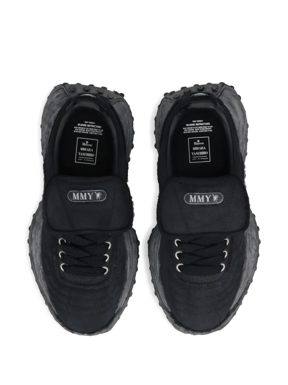 Maison MIHARA YASUHIRO Scott low-top sneakers Zwart