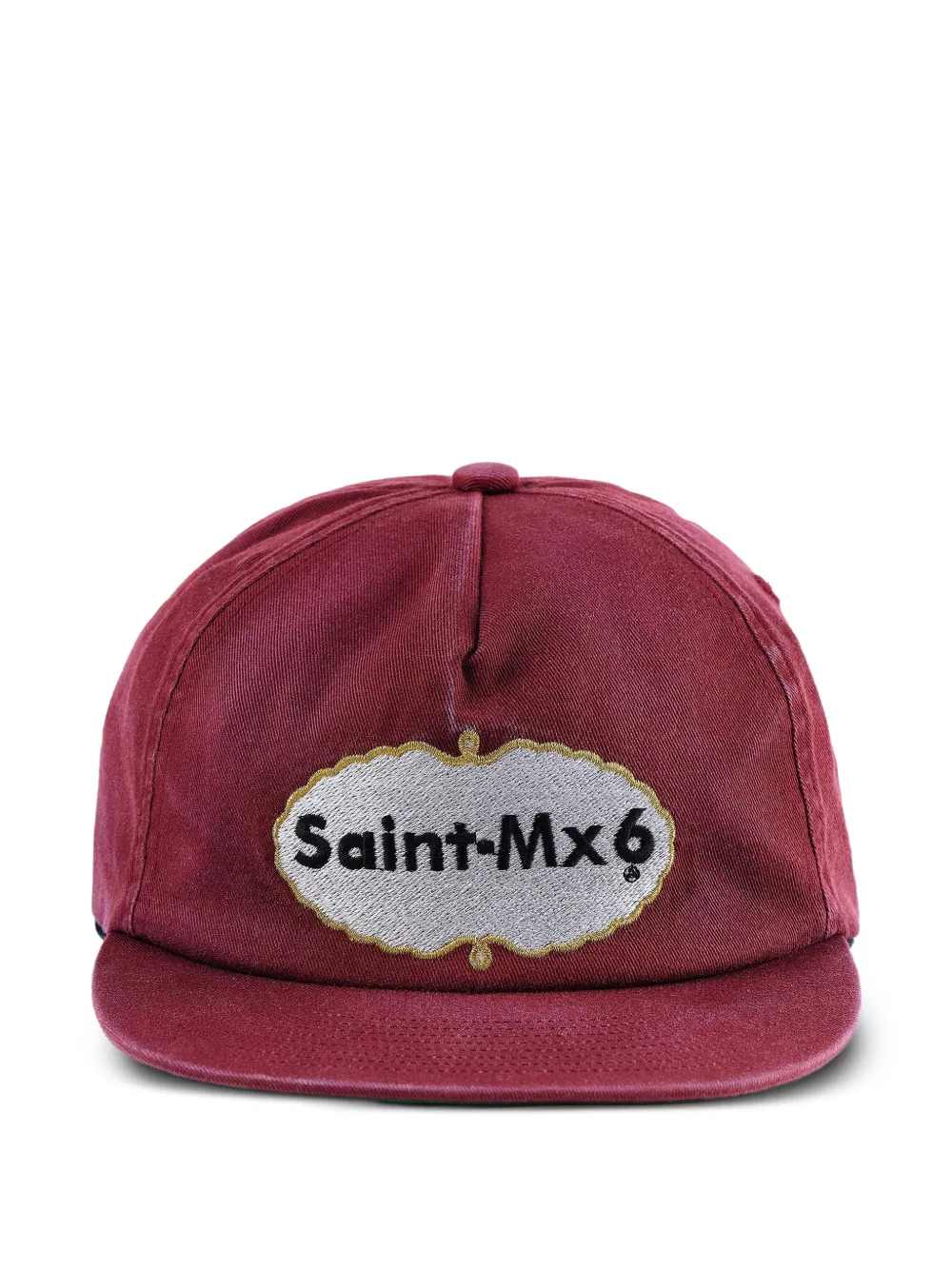 SAINT MXXXXXX logo-patch cap - Rot