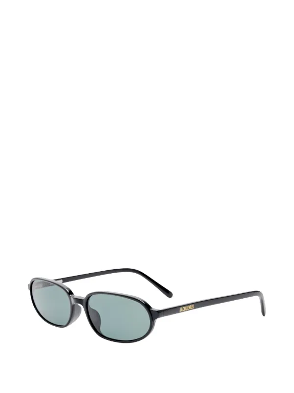 JACQUEMUS サングラス Jacquemus オーバルフレーム サングラス | ブラック | FARFETCH JP