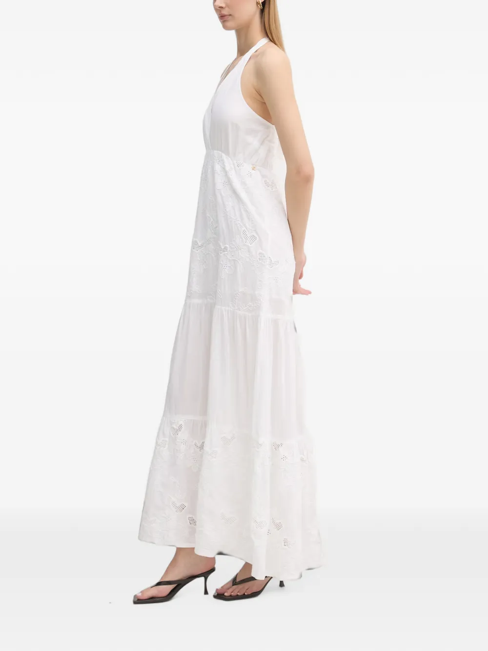 Gaudi Broderie anglaise jurk Wit