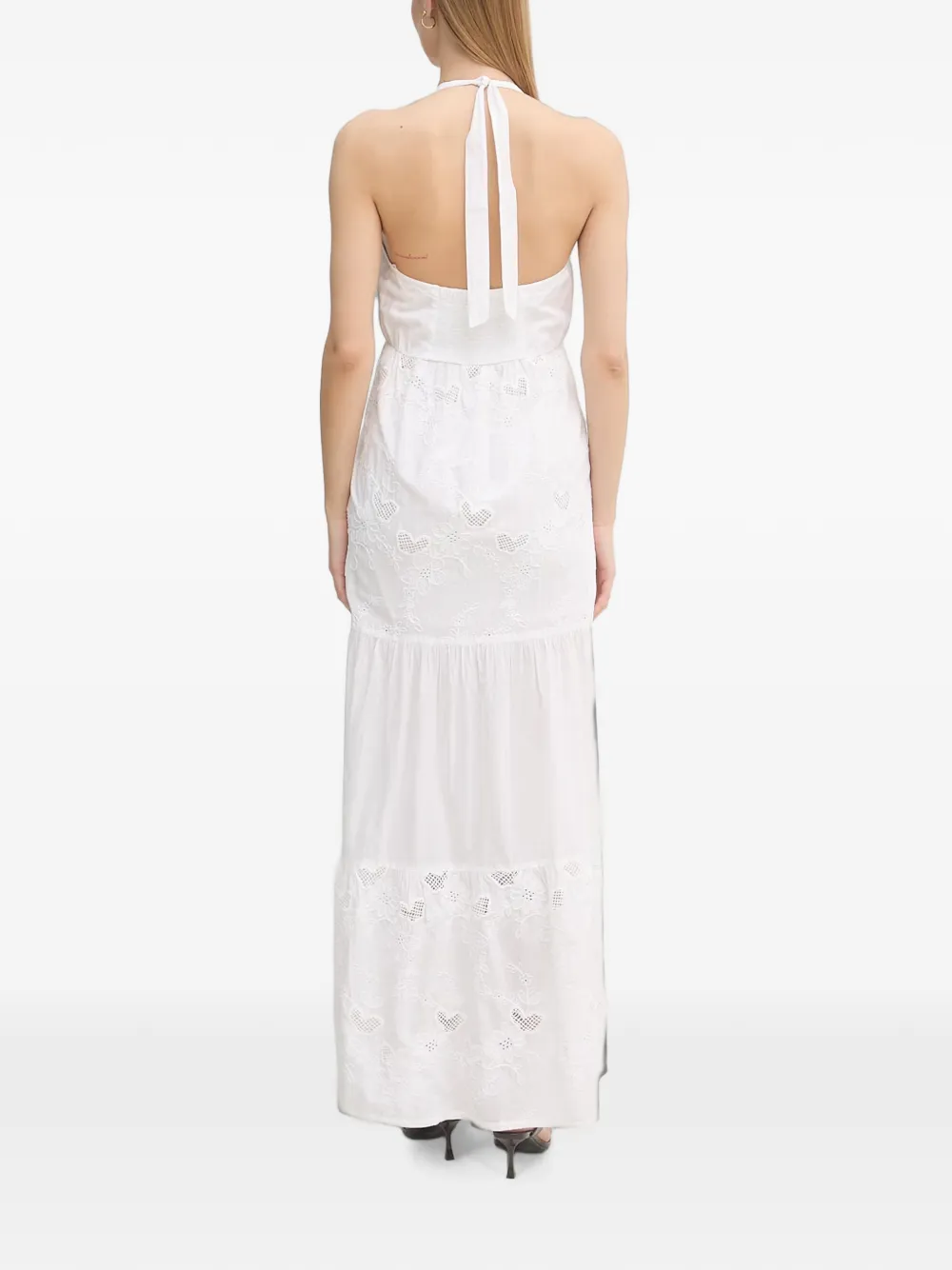 Gaudi Broderie anglaise jurk Wit