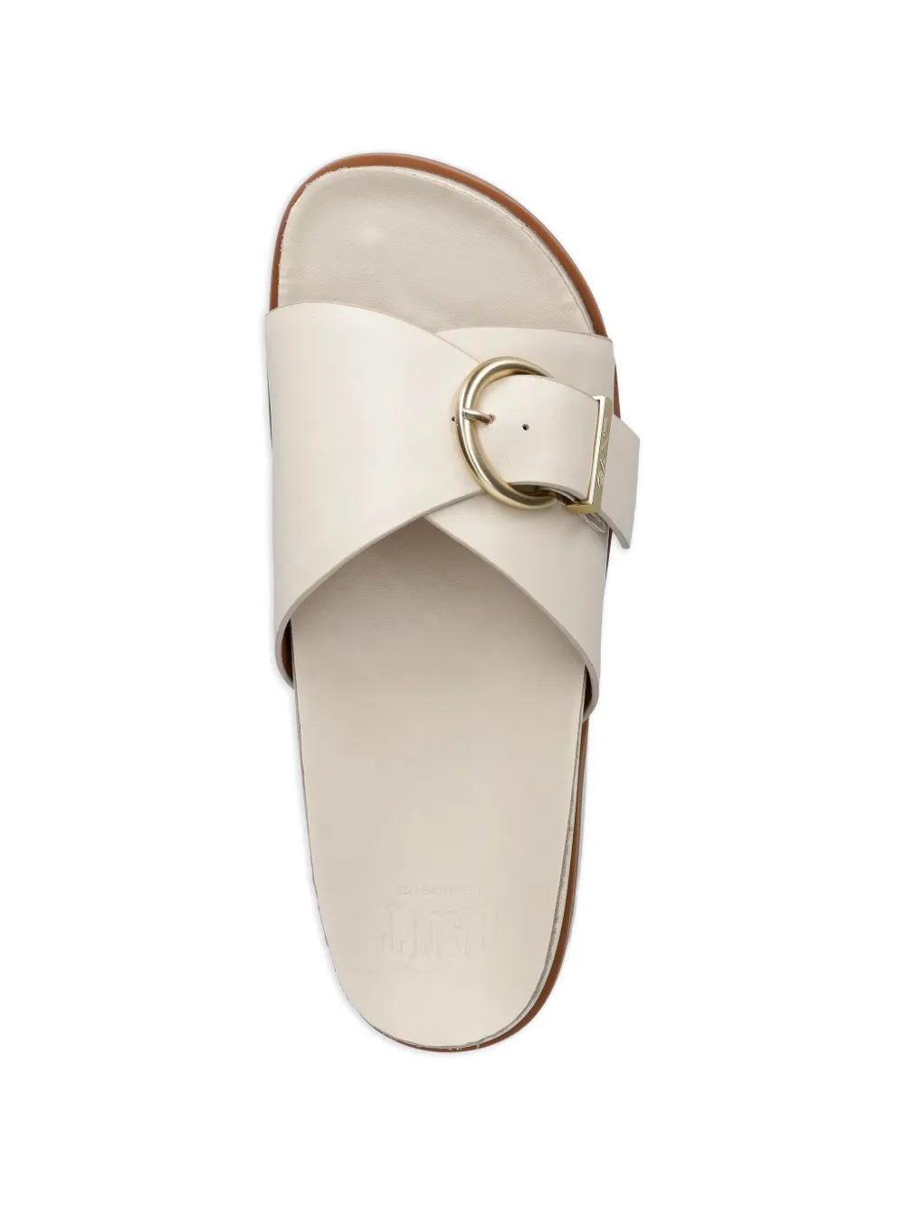 Gant buckle-fastening crossover-strap slides Wit