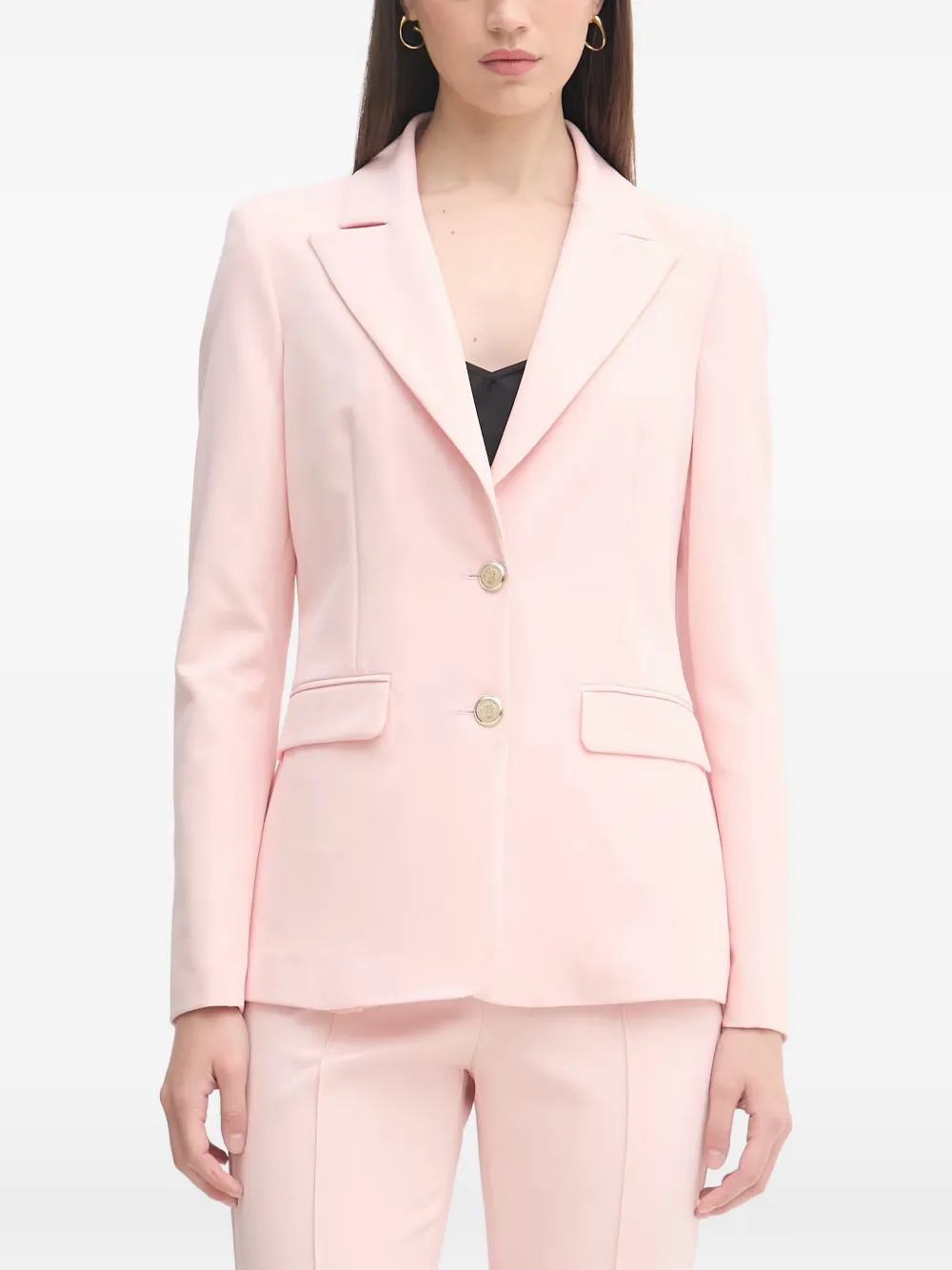 Gaudi notched-lapels single-breasted blazer - Rosa
