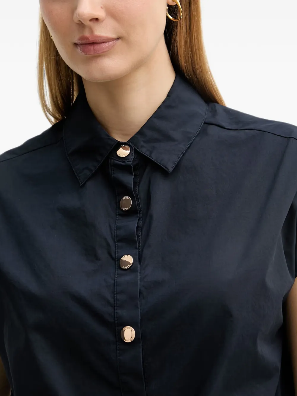 Gaudi Shirt met trekkoord Blauw