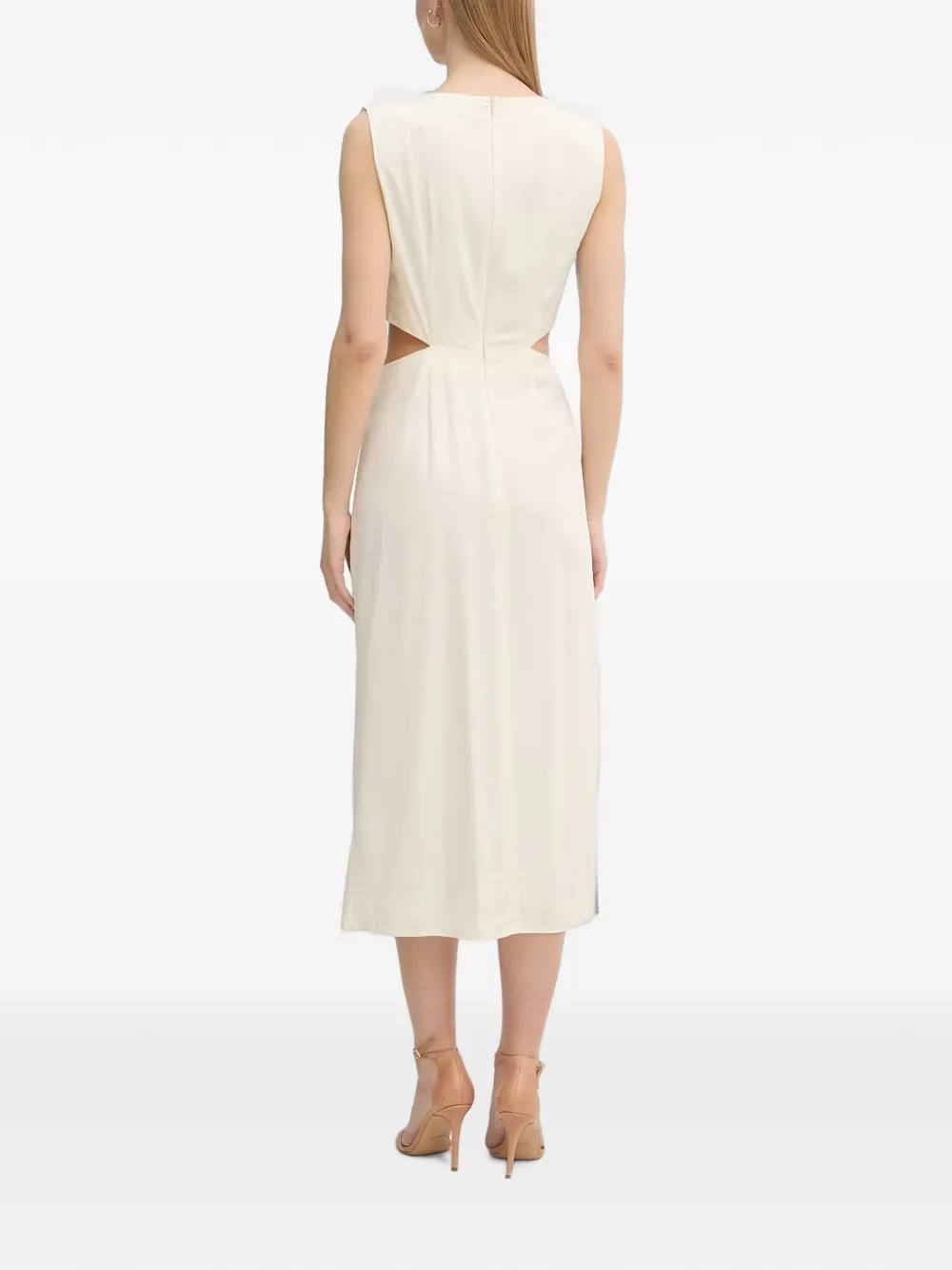 Gaudi Midi-jurk met uitgesneden details Beige