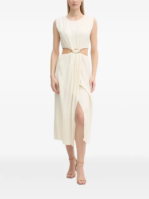 Gaudi cut-out hardware-detail midi dress