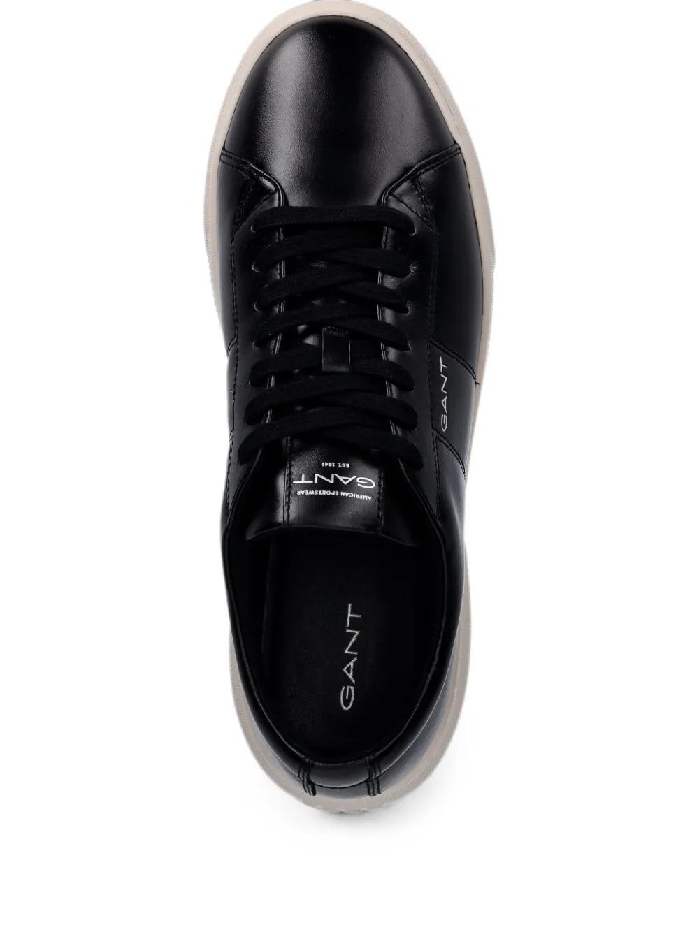 Gant logo-print sneakers Zwart