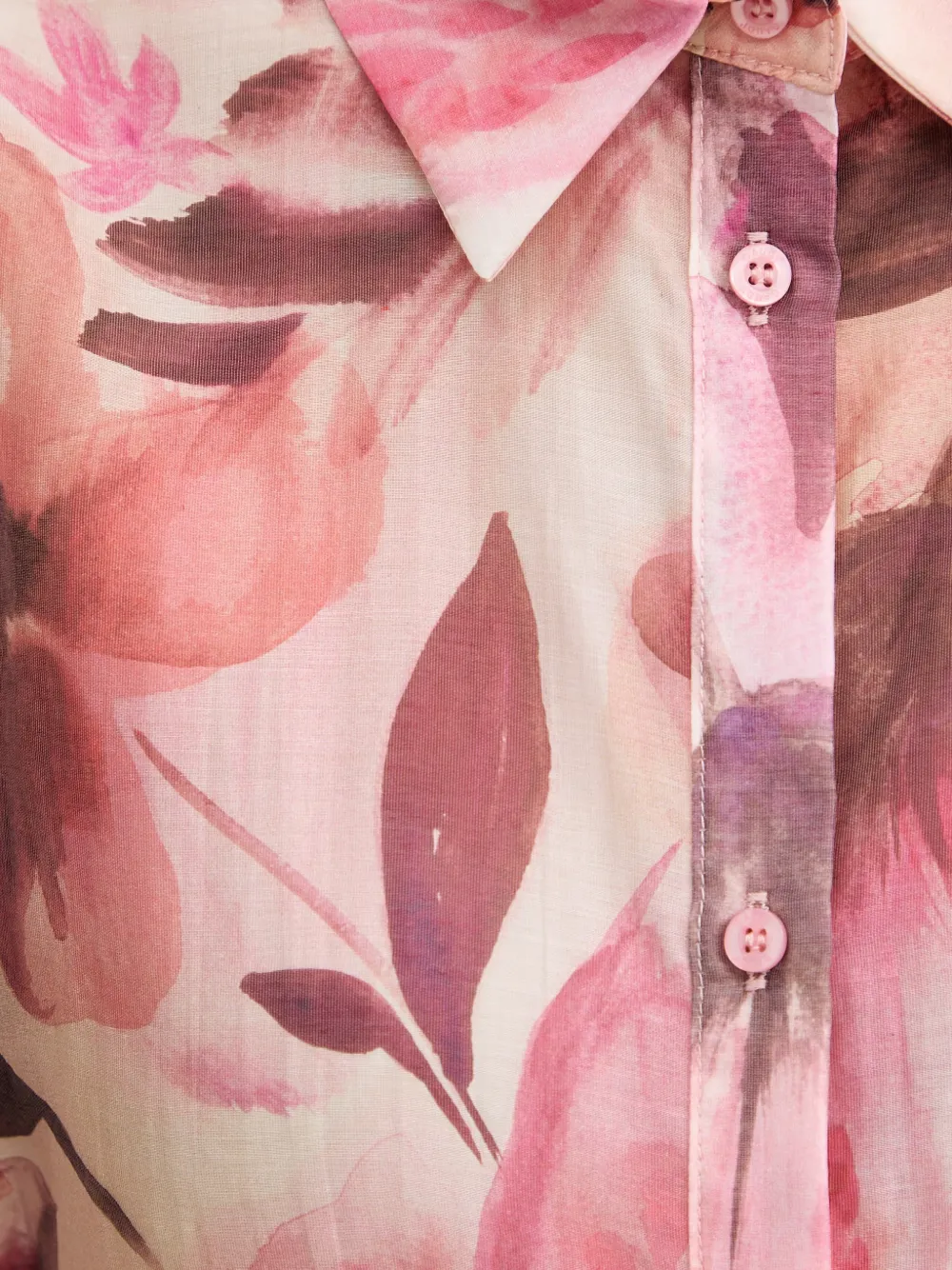 Gaudi Blouse met bloemenprint Roze