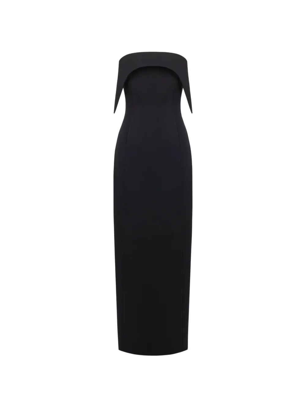 THE ARKOW Talia strapless maxi-jurk Zwart