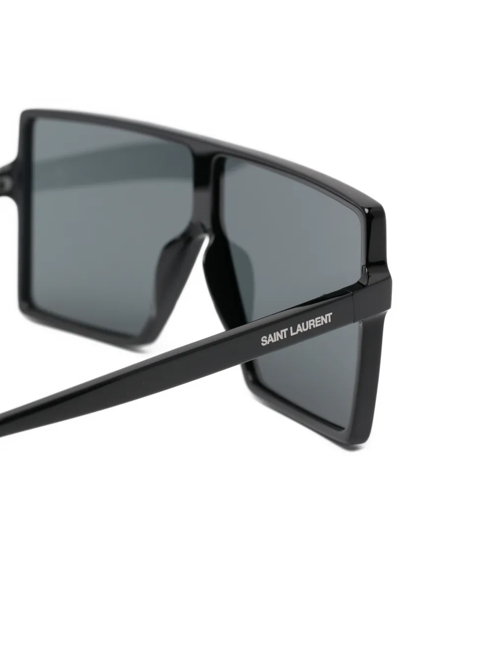 Saint Laurent Eyewear Betty S zonnebril met vierkant montuur Zwart