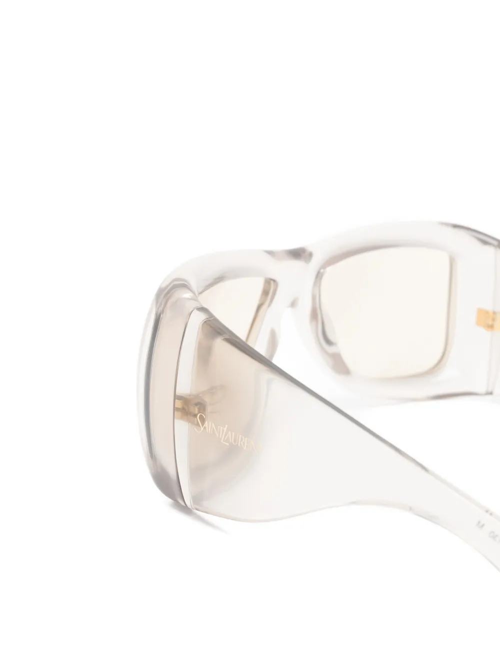 Saint Laurent Eyewear Howl zonnebril met oversized montuur Grijs