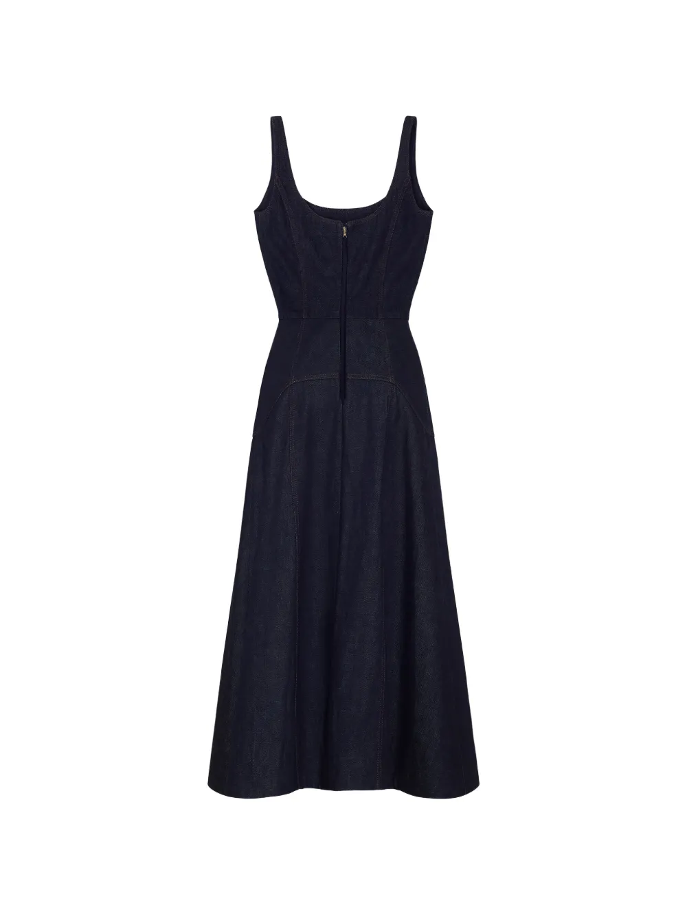  Adam Lippes Vestido Midi Veda - Azul 
