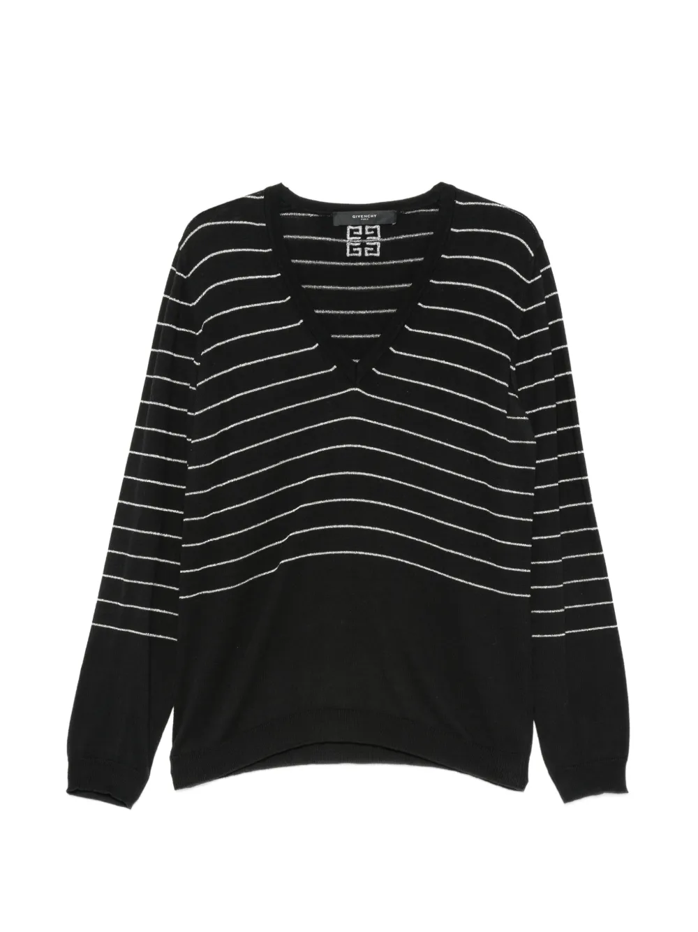 Givenchy Pre-Owned 2010s 4G striped sweater - Nero