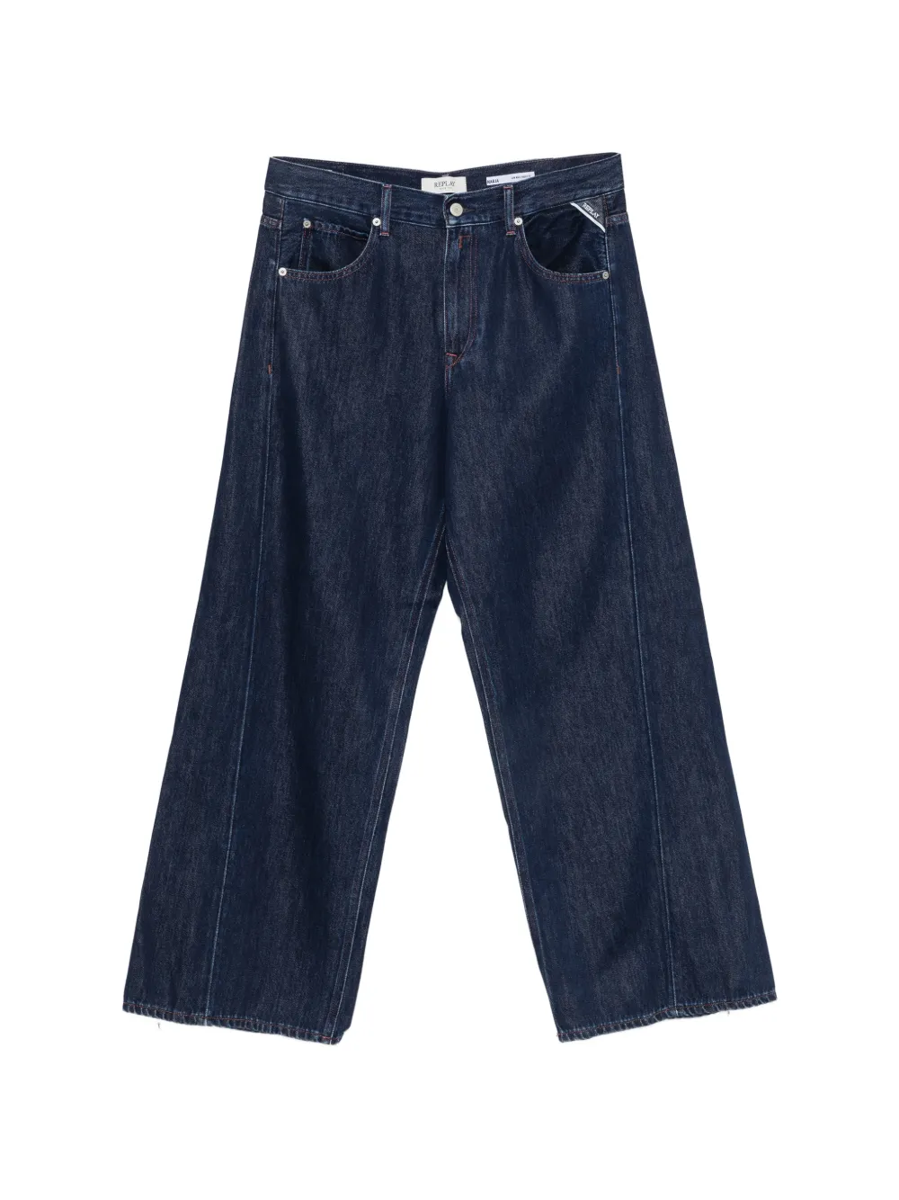 Replay Narja pressed-crease jeans - Blu