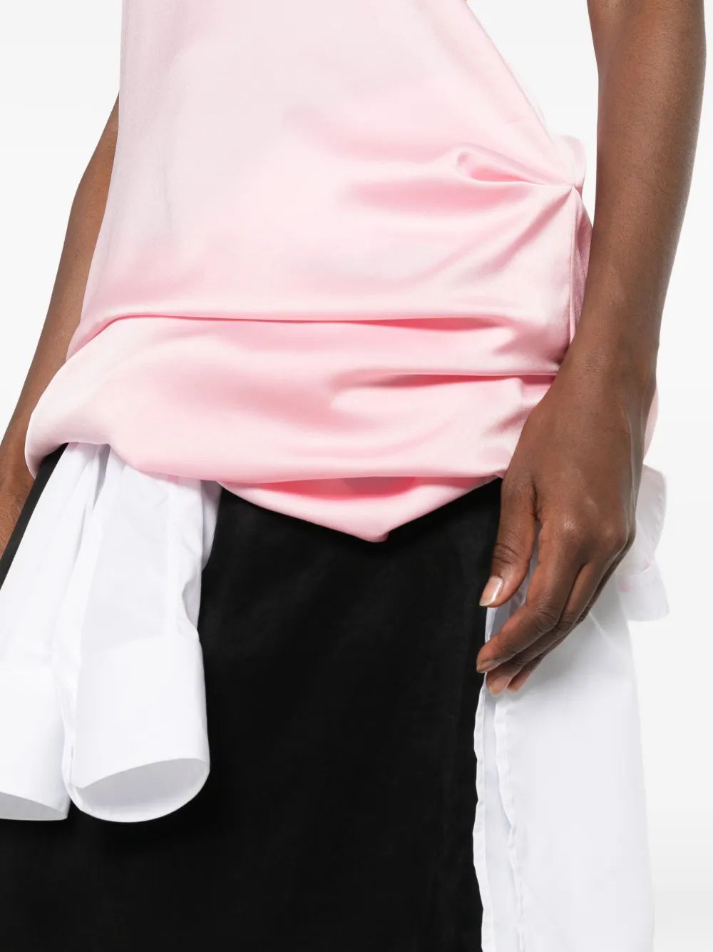 Julie Kegels Gedrapeerde mini-jurk Roze