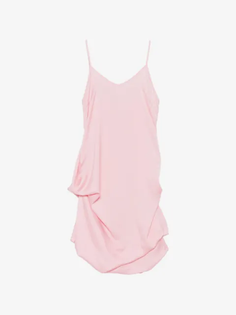 Julie Kegels vestido corto con diseño drapeado