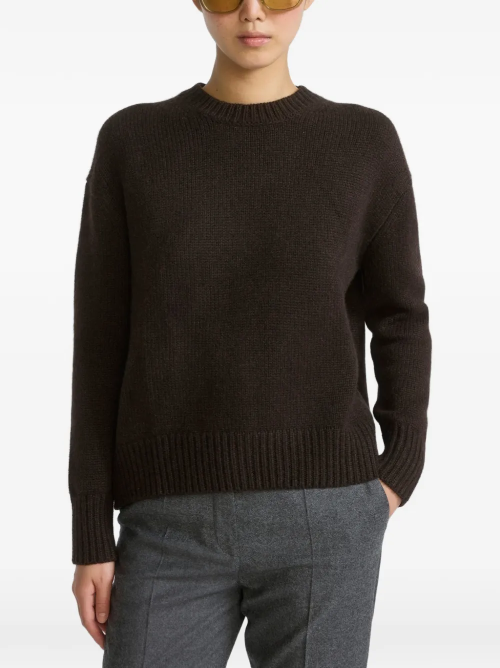 Yves Salomon crew-neck cashmere sweater