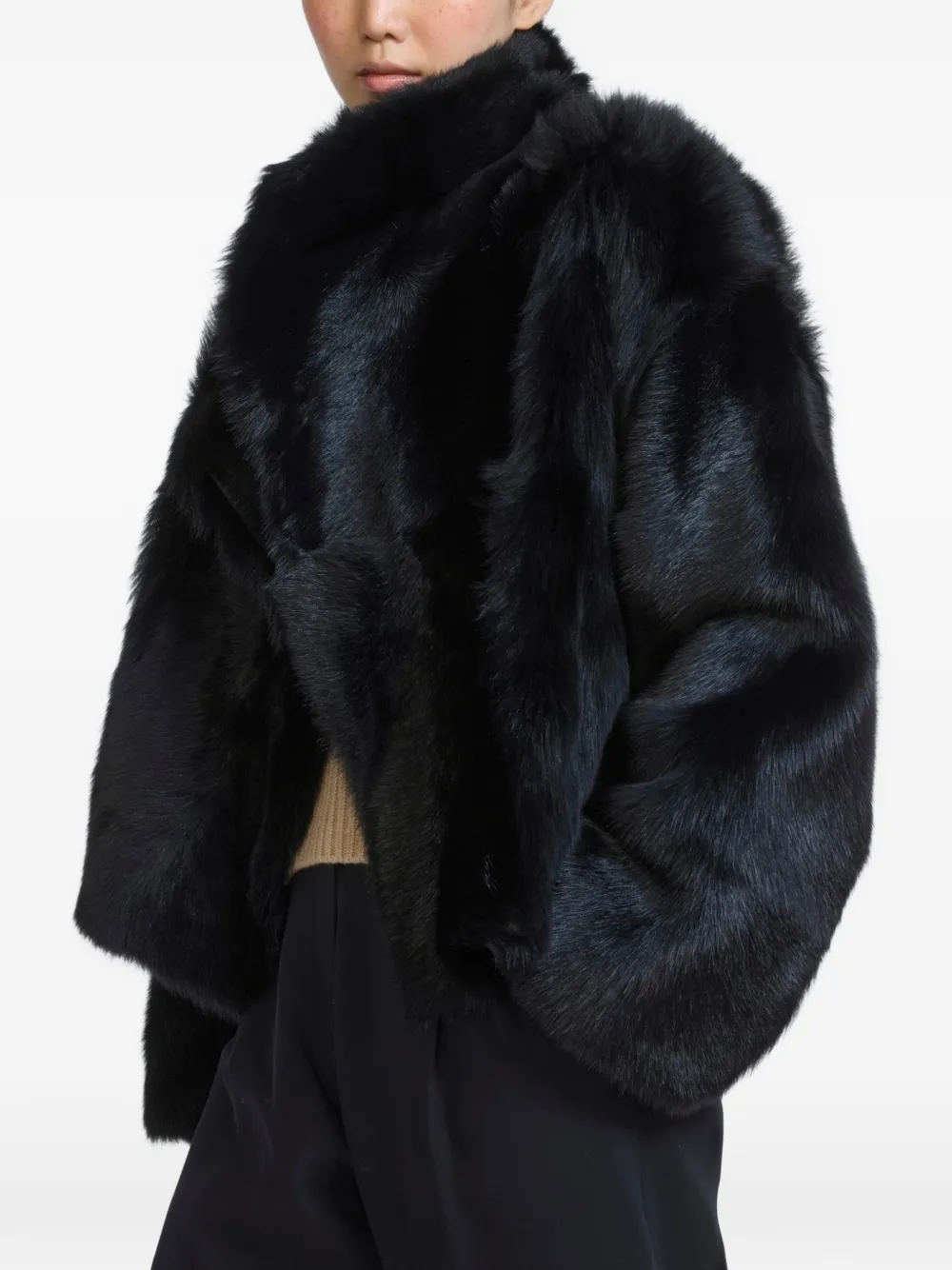 Yves Salomon Toscana reversible shearling jacket - Schwarz
