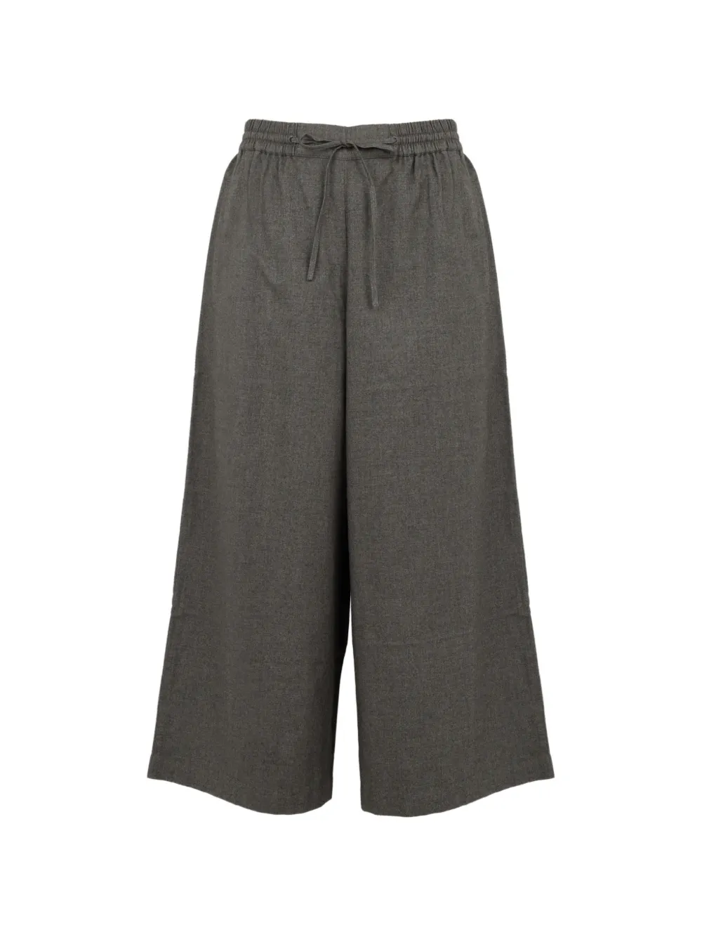 Yves Salomon pantalon ample à lien de resserrage - Gris Yves Salomon pantalon ample à lien de resserrage - Gris