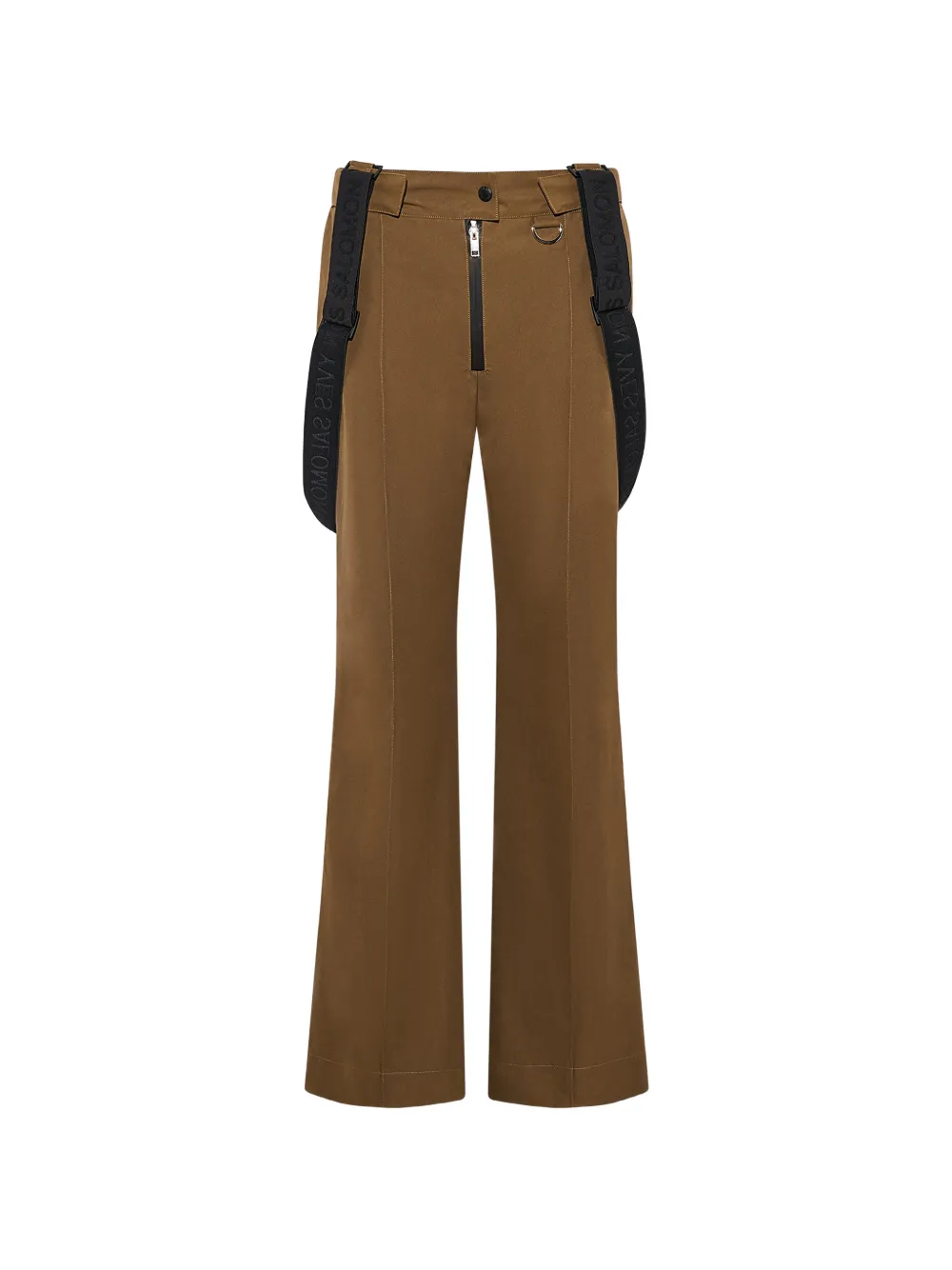 Yves Salomon Skihose mit Logo-Riemen - Braun