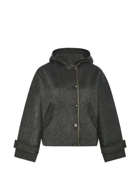 Yves Salomon hooded double-sided jacket