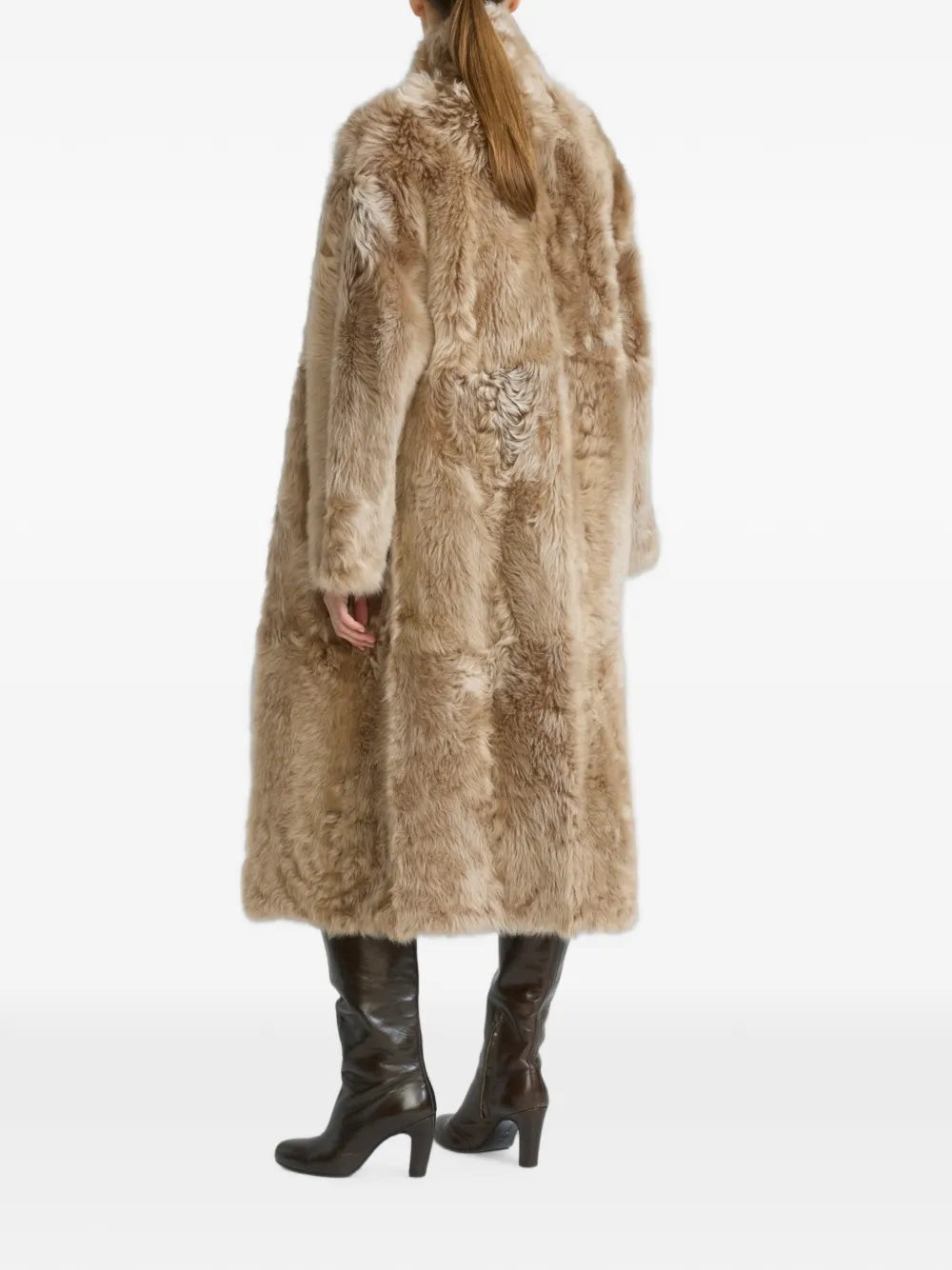 Yves Salomon Lammy coat Beige