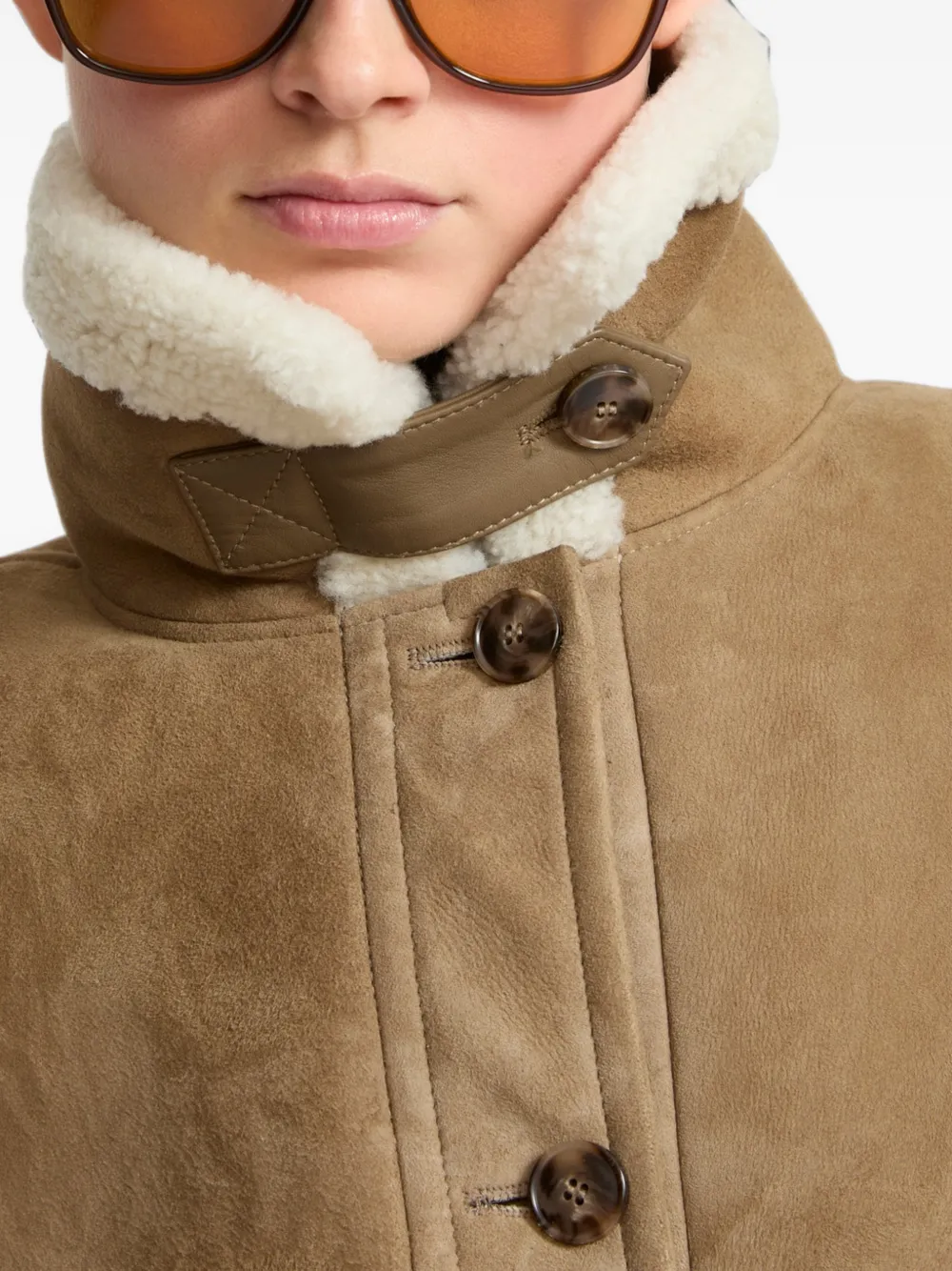 Yves Salomon Lammy bomberjack Beige