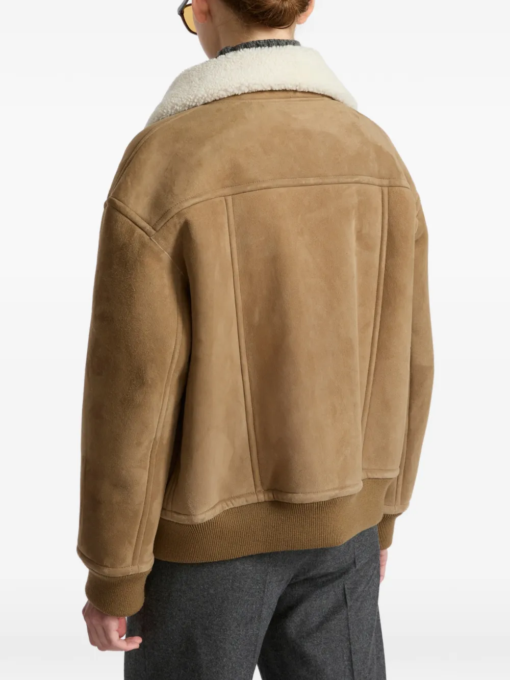 Yves Salomon Lammy bomberjack Beige