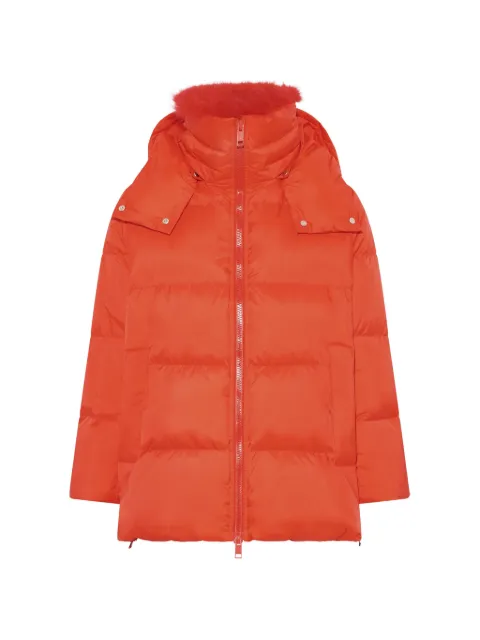 Yves Salomon A-line hooded jacket