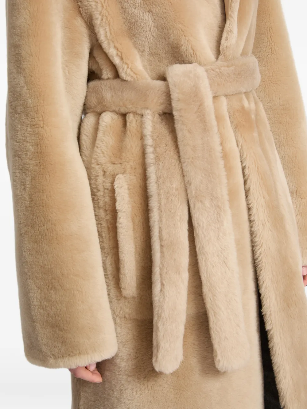 Yves Salomon Lammy coat Beige