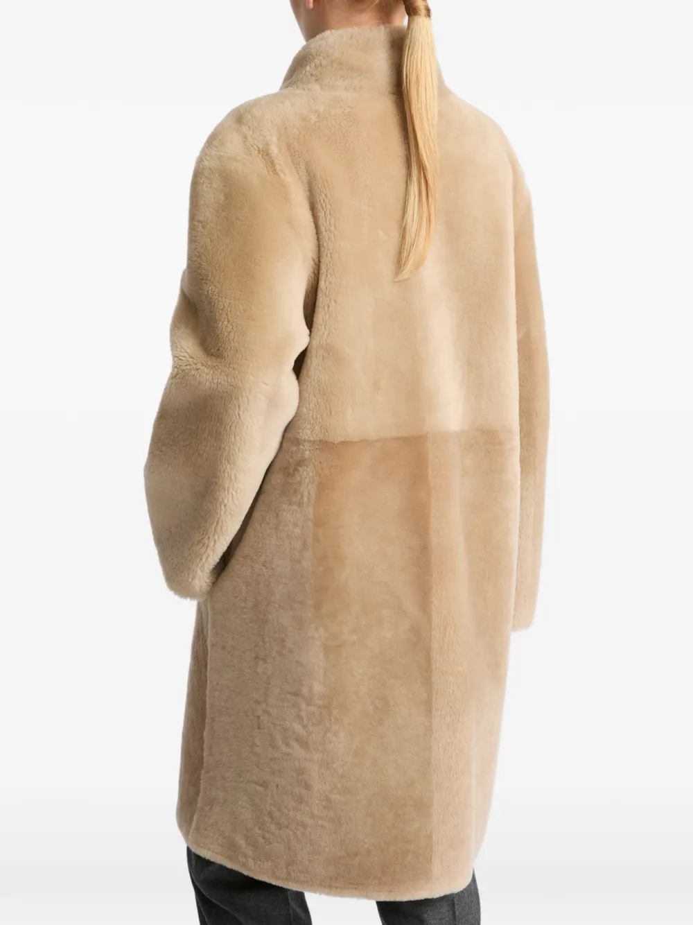 Yves Salomon Lammy coat Beige