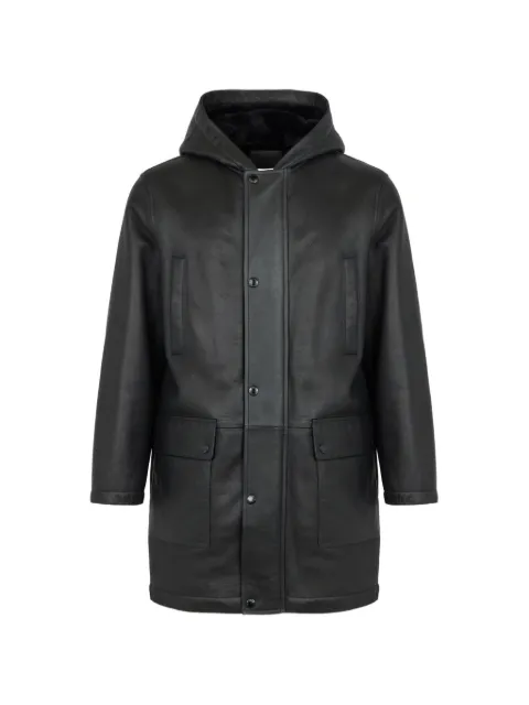 Yves Salomon hooded shearling coat