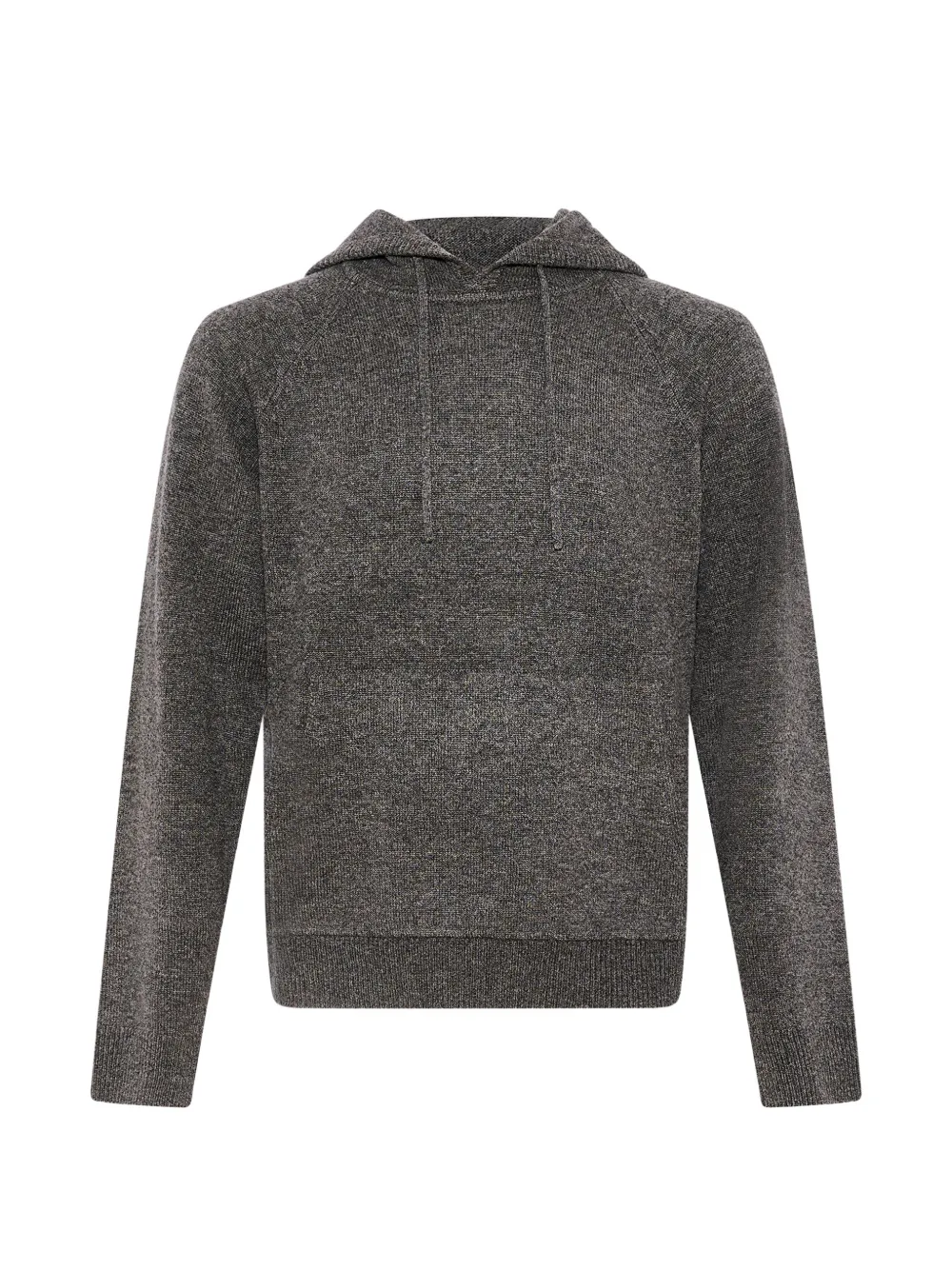 Yves Salomon Hoodie mit Kordelzug und Raglanärmeln - Grau