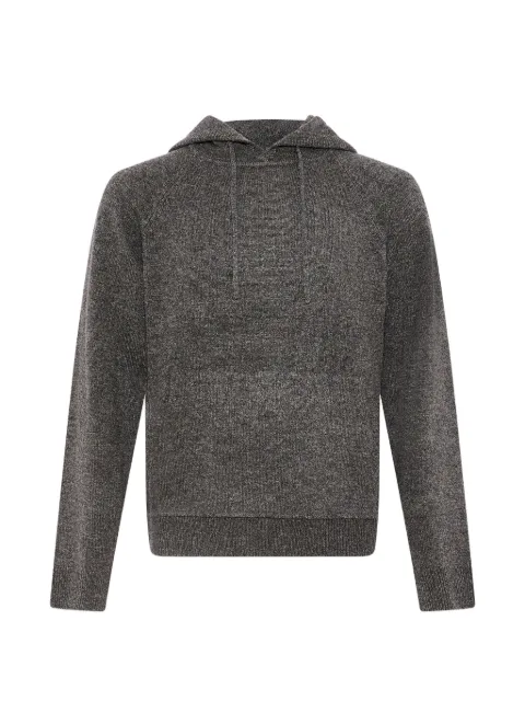 Yves Salomon drawstring raglan-sleeve hoodie