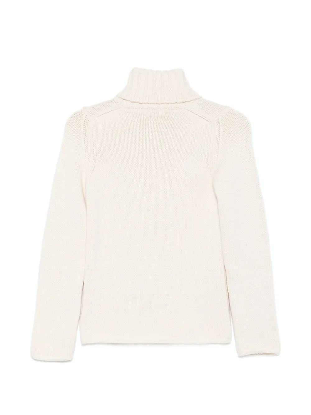 Zanone Ribgebreide coltrui Beige